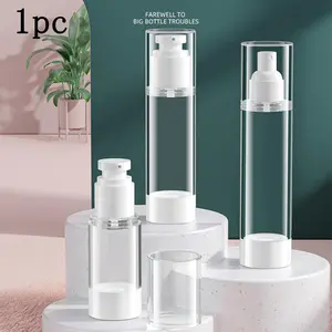 Vacuum Travel Spray Bottle, Emulsion Pump Bottle, Cosmetic Sample Empty Bottle, Skincare Liquid Container, Portable Bottle, 1 Piece