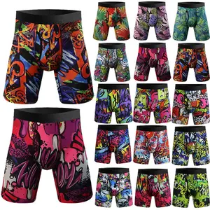 3 Pack Menswear Boxers Briefs Shorts Sports Trunks Breathable Novelty Stretchy Tagless Underwear Plus Size Athletic Polyester Soft Long Outdoor Gym Wear