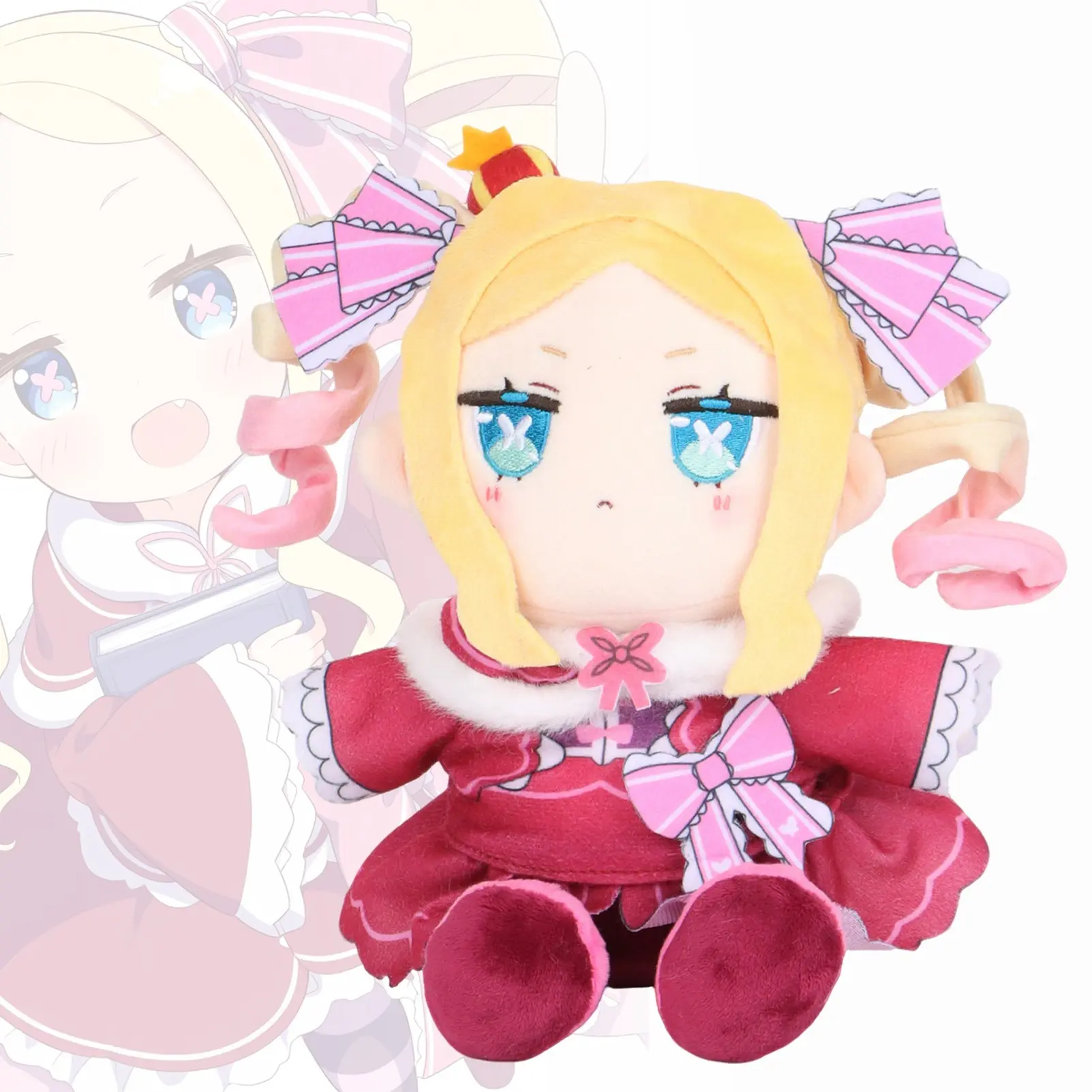 20 cm/7.87 in Re:ZERO Beatrice Plush Toy, Soft Huggable Stuffed Anime Collectible with Tsundere Yet Gentle Expression, Heartwarming Gift for Besties and Significant Others Obsessed with the Re:ZERO Series, Must-Have Merch for Die-Hard Anime Fans