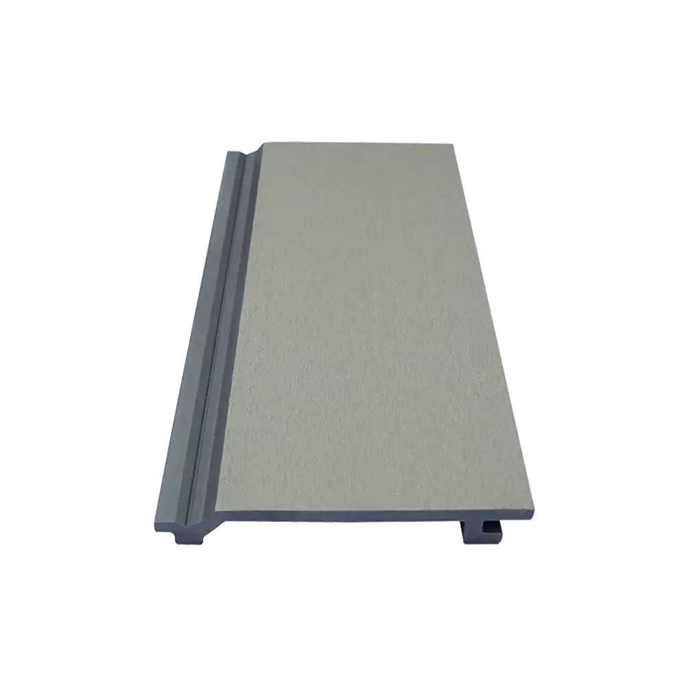 Light Gray Exterior Shiplap Siding Boards, Outdoor Wall Panel Cladding