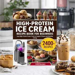 High Protein Frozen Dessert Recipes, over 1500 Simple Delicious Low-Carb Recipes, Boost Energy, Build Muscle, Aid Weight Loss, Healthy Ice Cream, Sorbet, Smoothies, Protein Popsicles, Frozen Yogurt
