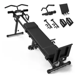 Total Home Gym with Detachable Footplate,Swing Attachment and Weight Holder,Versatile Total Body Training Machine for Home Gym Workout Multifunctional Fitness Equipment