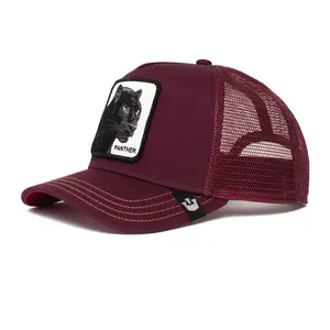 The Panther - Goorin Bros Animal Farm Adjustable Trucker Hat - Maroon