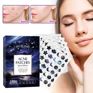 180PCS Star Hydrocolloid Blemish Cover Patches – Tea Tree Skincare Spot Stickers for Clear-Looking Skin