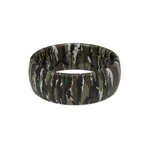 Groove Life Realtree Original Camo Ring – Breathable Silicone Hunting Wedding Band for Men