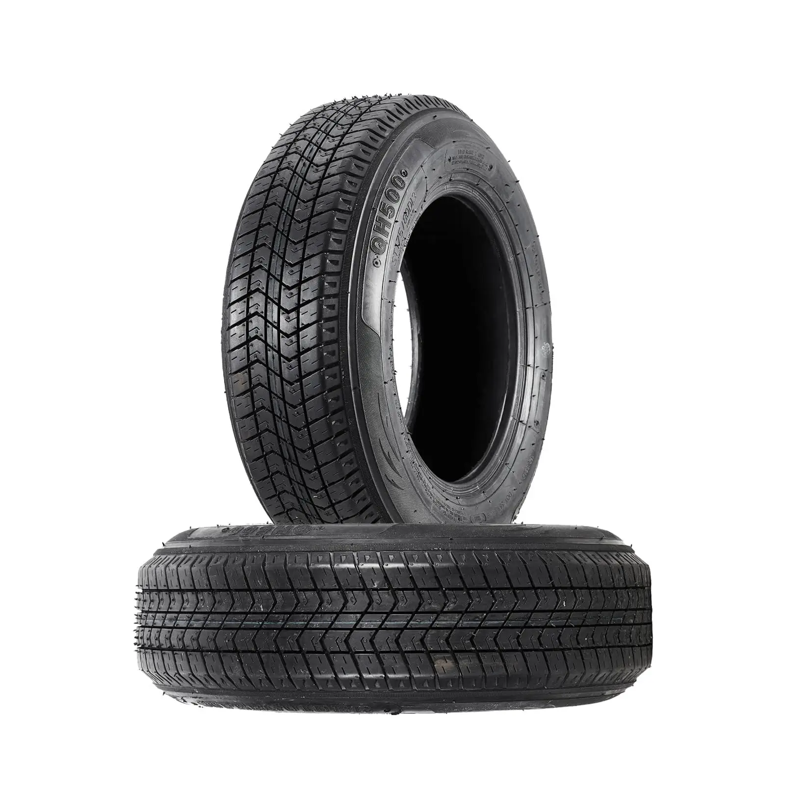 Gaomon ST175/80D13 Trailer Tires (Set of 2, 6 Ply, Load Range C) - Load Index, 4.5" Rim Size, Overall Diameter, Speed Rating, Deep Tread, Max Capacity: 1360lbs