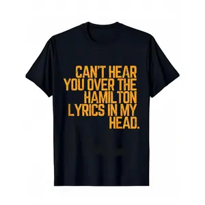 100% Cotton Unisex Vintage Historic Hamilton Quote T-Shirt - Printed Short Sleeve T-Shirt Top - Casual Sport Style - Comfortable & Breathable For Summer, Spring Everyday Piece Summer, Cotton, Casual, Short Sleeve, Graphic Tee, Soft, Breathable, Loose Fit,