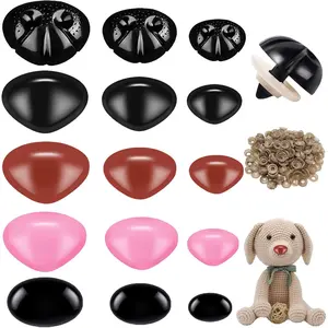 300-Piece Safety Nose Set for Amigurumi & Crochet Crafts, Includes 150 Noses & 150 Washers, Perfect for DIY Projects & Decorations