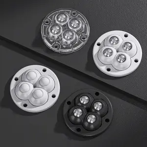 360° Rotatable Luggage Wheel, 4 Counts Self Adhesive Ball Wheel, Silent & Strong Load-bearing Wheel for Suitcase, Furniture, Kitchen Tool