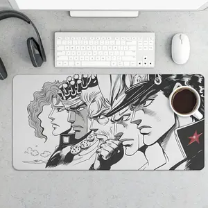 JoJos Bizarre Ads Anime Inspired Mouse Pad High-Quality Gaming Accessory for Gamers and Fans Unique Anime Theme Enhances Setup Comfortable Precise Surface