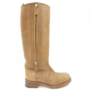Pre-owned HERMÈS Calfskin Small Leather Goods Hermes Long Boots