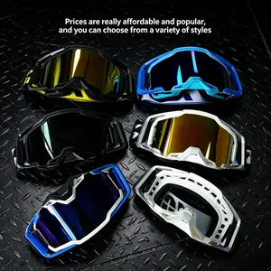 100% Off-Road Motorcycle Goggles, Ex100 Outdoor Riding Mirror, Windproof Sand Protection, Mountain Bike Helmet Visor, Durable Design