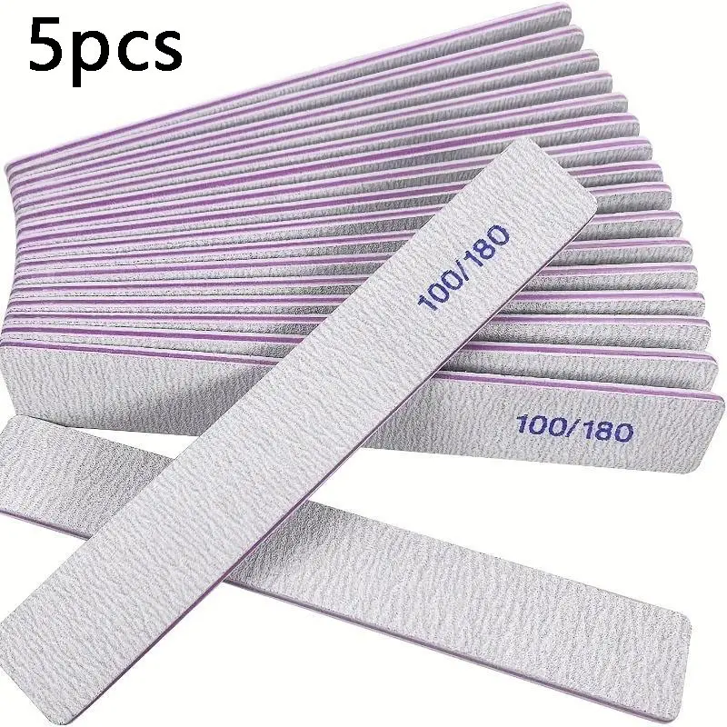 Thickened Reusable Nail File Scraper Manicure Tool | Natural Nail Shaping and Grinding Strip for Professional Pedicure Nail Buffer Care