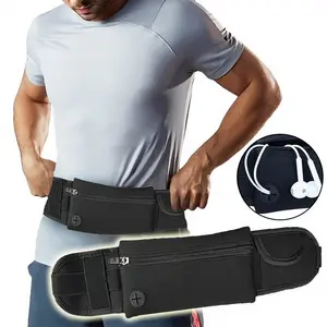 HOMEYA Slim Running Belt Fanny Pack for Men Women Running Phone Holder Runners Pouch Waist Pack for Workout Money Belt Running Gear Accessories Fits ALL Phones