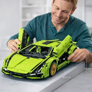 3696 Pieces Technic Sets for Adults - 1:8 scale Building car,  23.4 inches, Detailed Model Car Kit for Men & Women, Ages 18+ Years - Display in Room as Decor