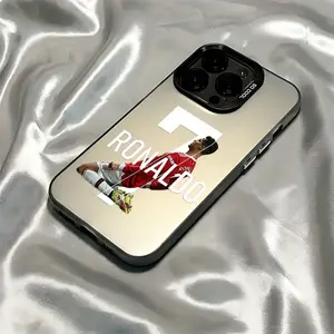 Stylish Football Sports - CR7-RonaldoS Celebration Pose Protective Phone Case Suitable for iPhone 16, 15, 14, 13, 12, 11 Pro Max, X, XR, XS Max, 8, 7 Plus Anti-Drop Matte Back Cover