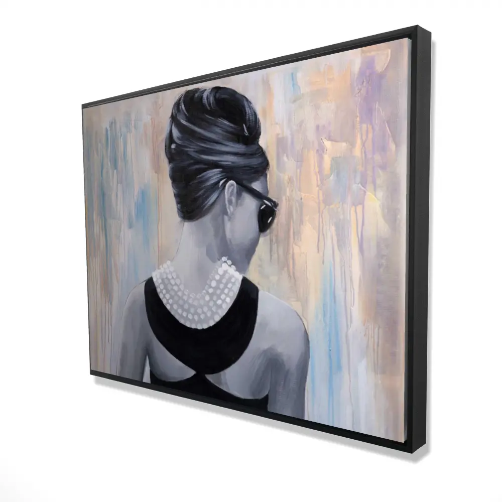 360 Stand Audrey Hepburn Romantic Scene Framed Wall Artwork Photo, 36x48 in, Artistic Home Decor, Ideal Gift for Bedroom, Decoration, Room Inspo, Home Goods Finds, Decor Inspo