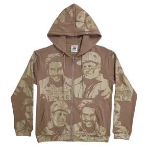 Monochrome Brown Cartel Hoodie