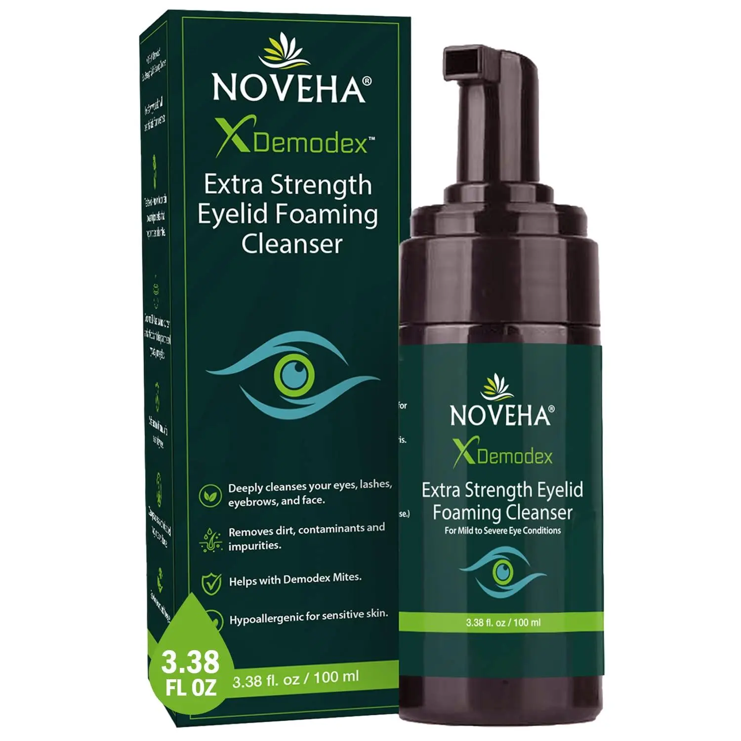 NOVEHA Demodex Eyelid Cleanser Foam NOVEHA Demodex Eyelid Cleanser Foam