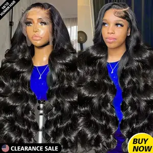 Bling Hair 30 Inch 13x6 Lace Front Wigs Human Hair 180% Density Body Wave Lace Front Wigs Human Hair Pre Plucked Glueless Wigs Human Hair Wigs 13x6 HD Lace Frontal Wigs Human Hair Lace Front Wigs for Women