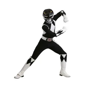 Men's Authentic Power Rangers Black Ranger Costume