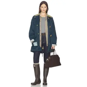 Free People x We The Free Captains Jacket in Navy Combo