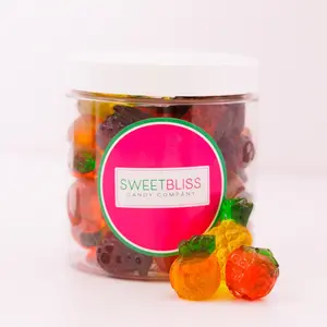 Small Gourmet Jelly Fruit Candy Mix Jar