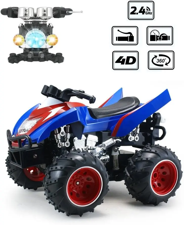 4D Dynamic ATV 2.4Ghz RC Stunt Car with Simulate Motorcycle Controller