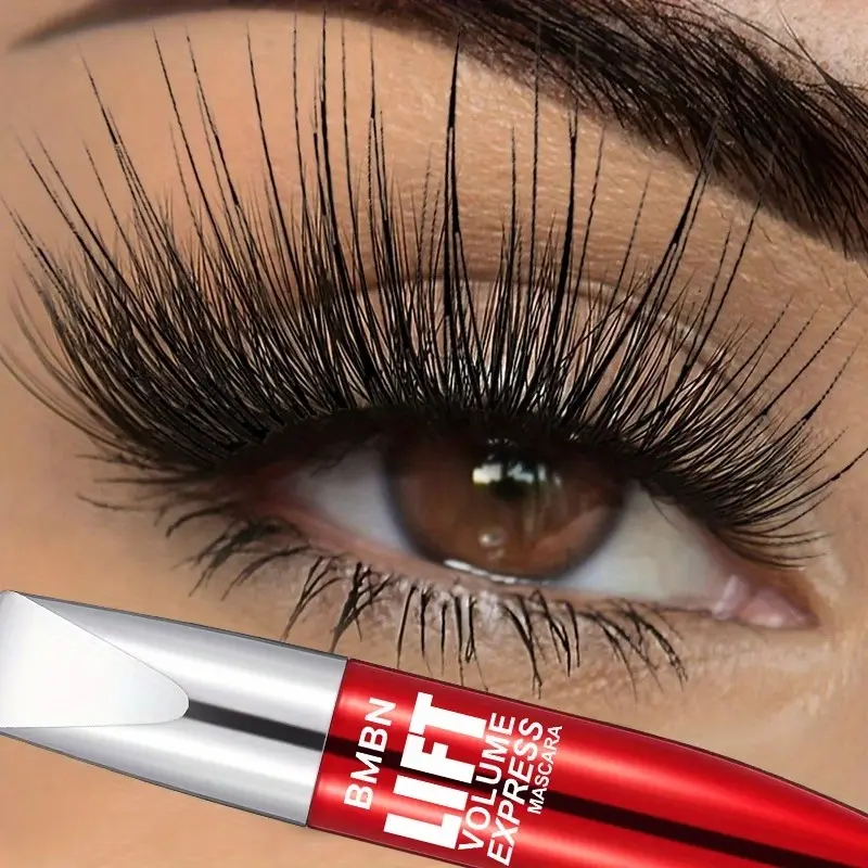 4D Volumizing and Lengthening Mascara, Smudge-Proof, Long-Lasting Length and Volume, Clump-Free, Gentle and Non-Irritating, Ideal for Daily Wear, Parties & Holidays, Creates a Dramatic Look