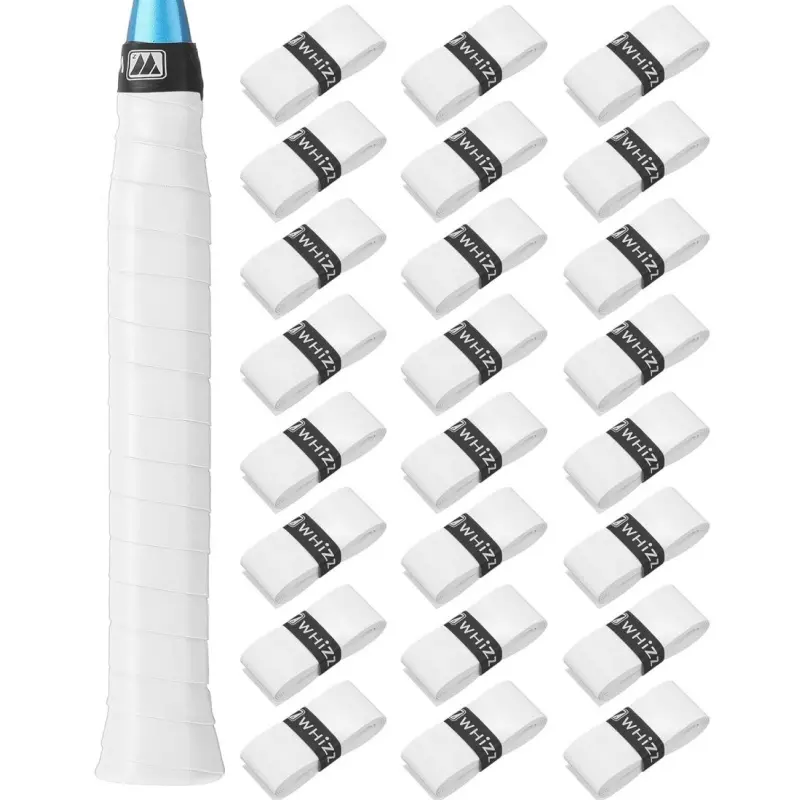 24 Pieces Tennis Racket Grip Tape, Tennis Grip Tape, Badminton Overgrips with Velvety Comfort for Anti Slip and Absorbent Grip