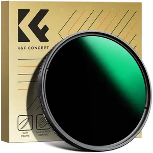 【K&F CONCEPT】82mm Variable ND3-ND1000 ND Filter (1.5-10 Stops) Neutral Density Lens Filter with 24 Multi-Layer Coatings for Camera Lens (D-Series)