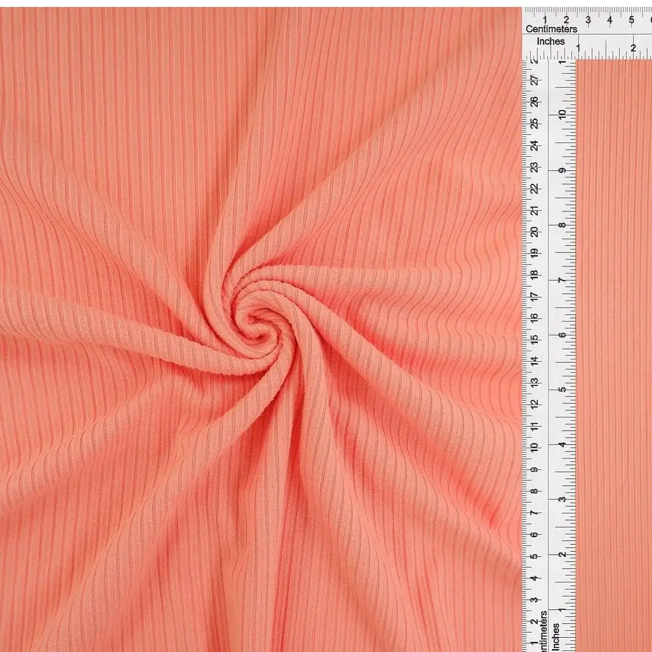 Rib Knit Dressmaking Fabric - Polyester-Spandex Blend, 58/60 in Wide, Sold by yard