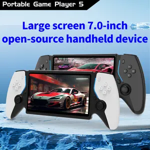 2026 New PSP 7 Inch Portable Retro Game Game Machine HC8000 Retro Handheld Game Machine 64G PSP Gift