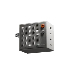 SHARGE Pixel 100 GaN Charger – 100W 4-Port Fast Charger with Dot-Matrix Display, Foldable Plug, Compact Design & 6-Layer Safety Protection for iPhone 15/Pro/Pro Max/Samsung/Laptop/Travel (5th Gen GaN Tech)