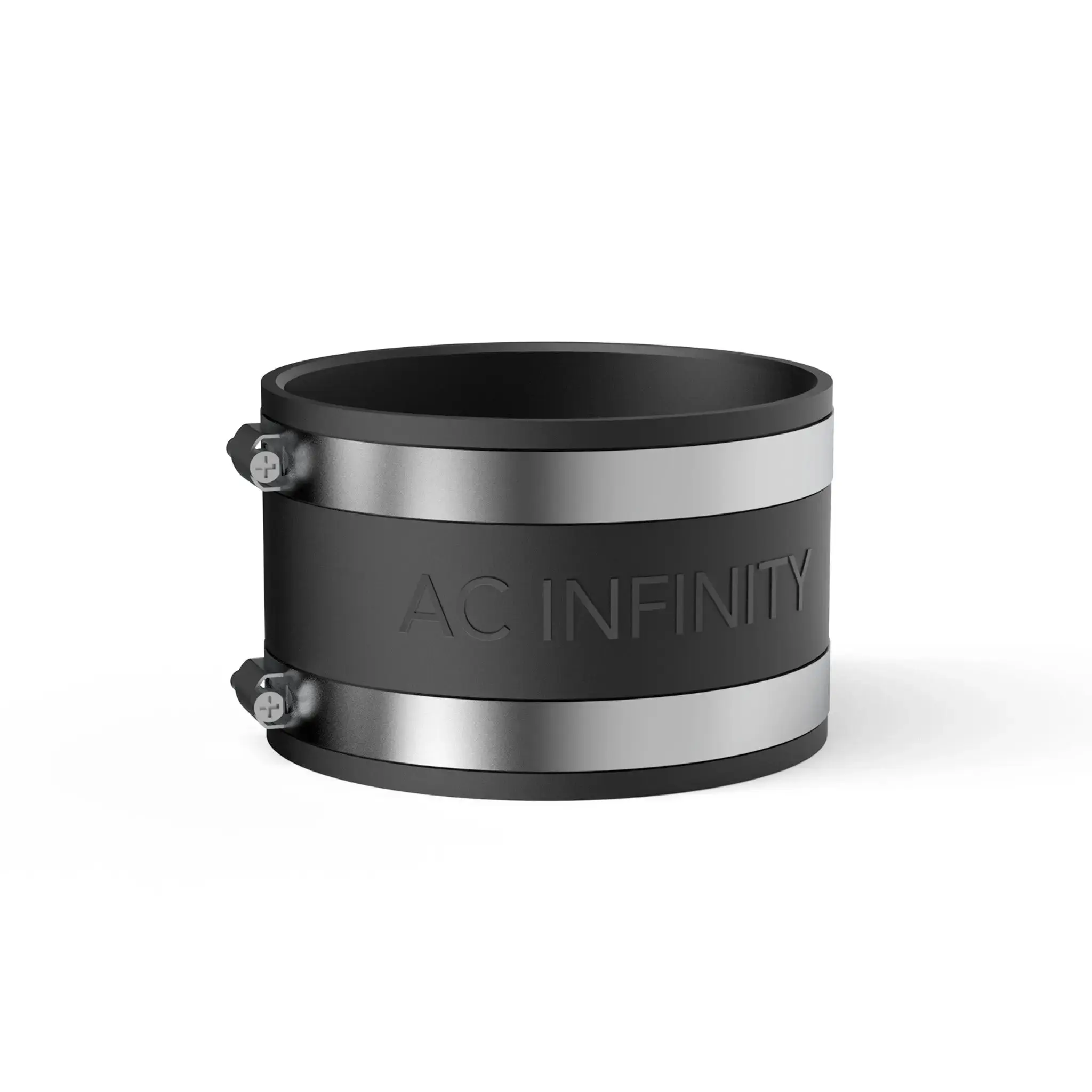 AC Infinity Noise Reduction Clamp, Duct Coupler w Clamps, 4-Inch