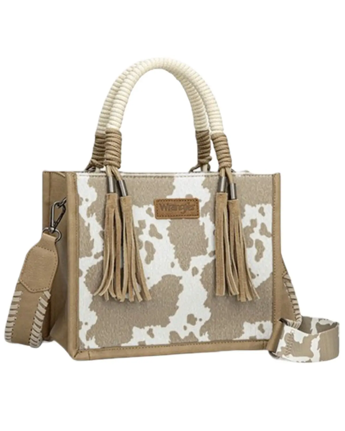 Wrangler Women's Women'S Cow Print Crossbody Tote - Wg386-8120Skh