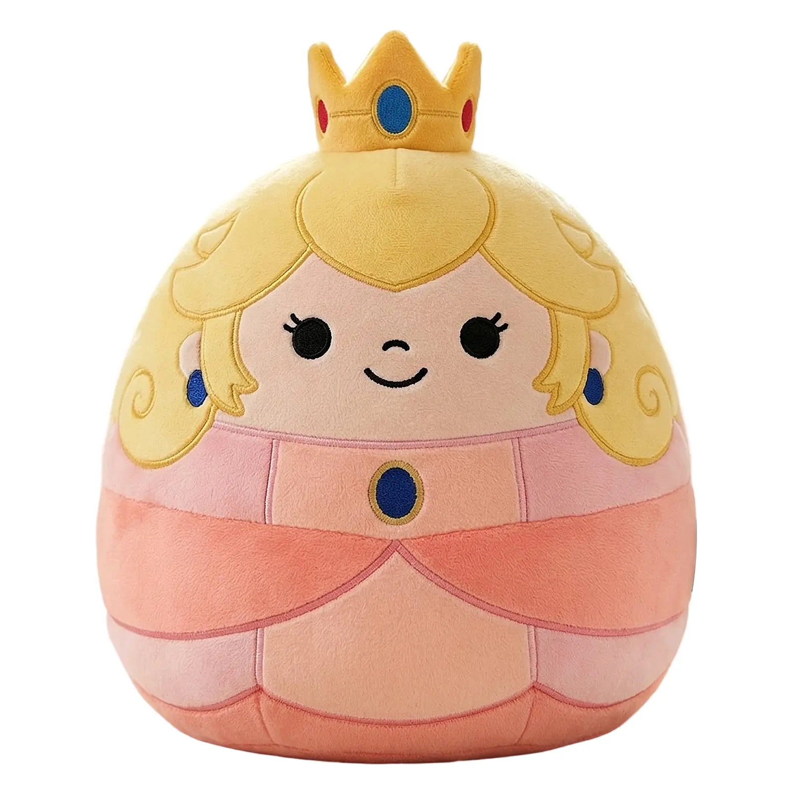 Cartoon Princess Plush Toy - Kawaii Pastel Stuffed Figure with Plush Fabric, Crown, Royal Pink Design, Vanity Cushion, Easy-to-Carry Decor for Fans (Take Your Princess Anywhere for Road Trips, Fits All Spaces)
