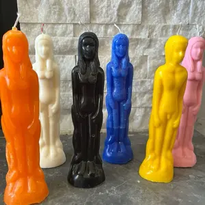Figure Candle Male or Female Figure - Handmade Decor for Magic, Witchcraft, - Various Colors Available - Decoration, Altar, Rituals
