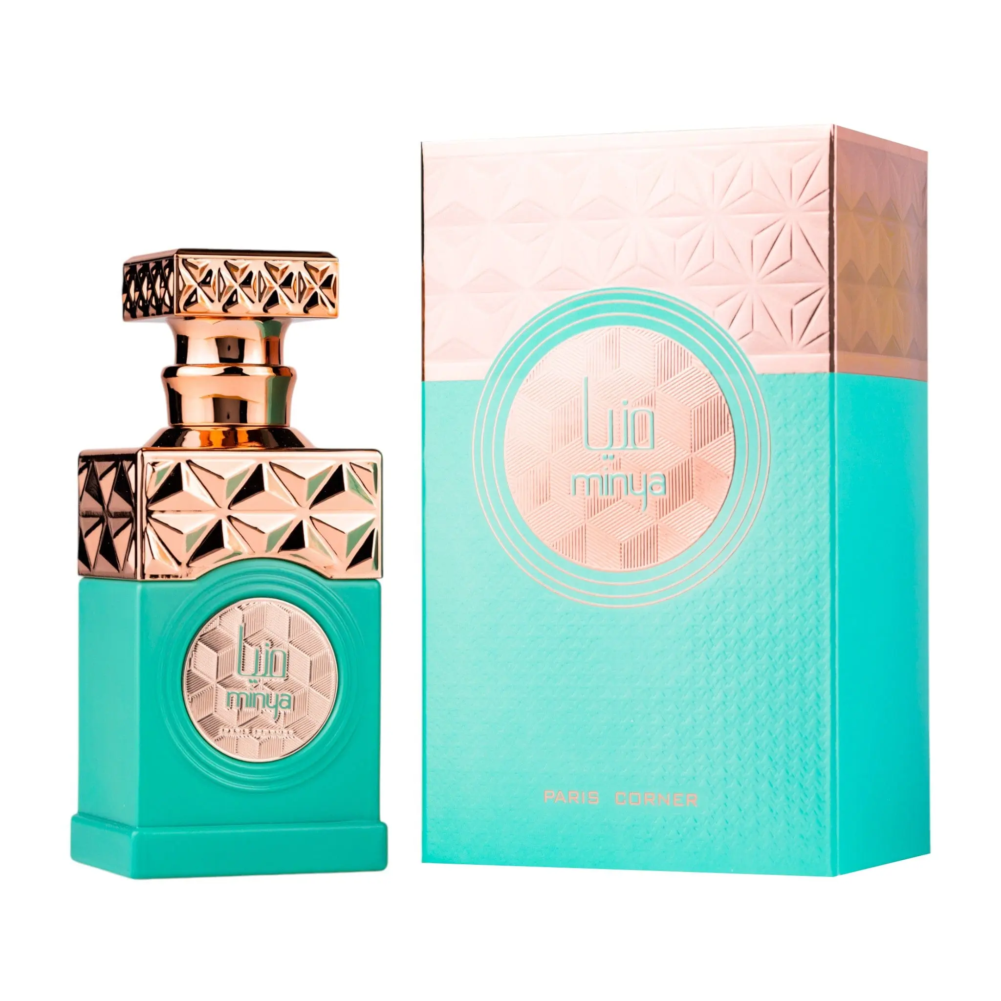 Paris Corner Minya Unisex Eau De Parfum - Single Item 100ml (3.4 oz) Gourmand Fragrance with Pistachio, Almond, Salted Caramel - Long-Lasting EDP