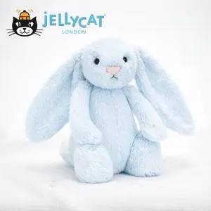 Jellycat Bashful Bunny Plush Toy with Jellycat Gift Bag, Soft Stuffed Rabbit Doll, Cute Bunny Gift for Kids, Babies & Collectors, Nursery Decor, Multiple Colors