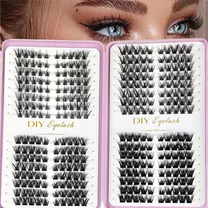 Mixed 32-Pack Flower Eyelashes, Transform Your Eyes Instantly, Perfect for Beauty Enthusiasts & Newbies, Enhance Eye Makeup