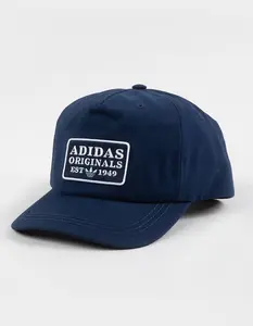 ADIDAS Mens Originals Utility Patch Snapback Hat, Navy ADIDAS Mens Originals Utility Patch Snapback Hat, Navy