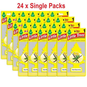 Little Trees Vanillaroma Air Freshener Home/Car Scent 24ct. Pack