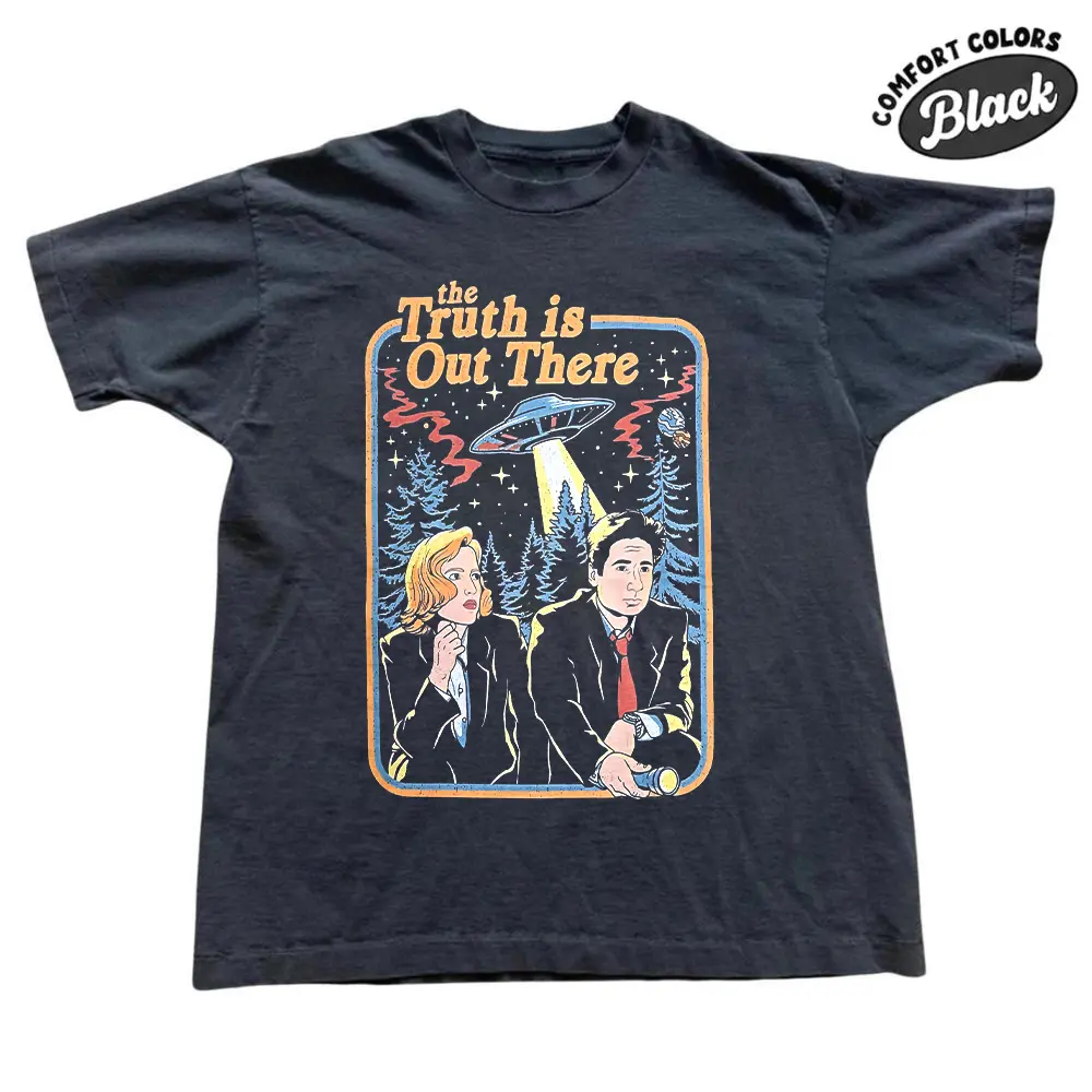 The My XFiles, The Truth Is Out There Comfort Color Shirt, Scully and Mulder Shirt, For Men And Women Size S-3XL, Gift for Men, Gift for Women, Crew Neck T-shirt, Trending T-shirt