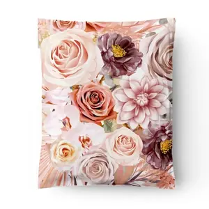 Boho Flowers & Roses Poly Mailers Size 10x13 Shipping Bags Boho Flowers & Roses Poly Mailers Size 10x13 Shipping Bags