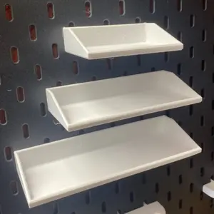 Tray for IKEA Skadis Pegboard Holds Tools and Miscellaneous Items Modern Storage Organizer for Garage Workbench Craft Room Home Office Kitchen Small Parts Accessories Space Saving Tidy Setup Easy to Mount Multipurpose Utility Tray