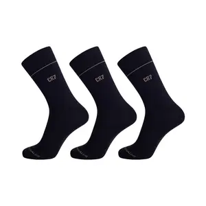 CR7 Men's Cotton Blend 3-Pack Fashion Socks, multicolor