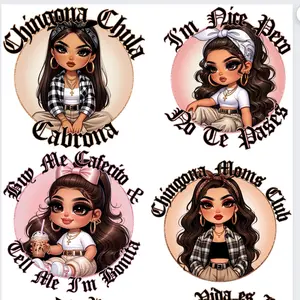 Chicana 1.0  premade DTF Gangsheet