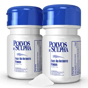 POLVOS DE SULPHA MENPER Wound Care Powder, 7.5g 2-Pack, Pain Relief & Healing Support for Medical Emergency Care Needs