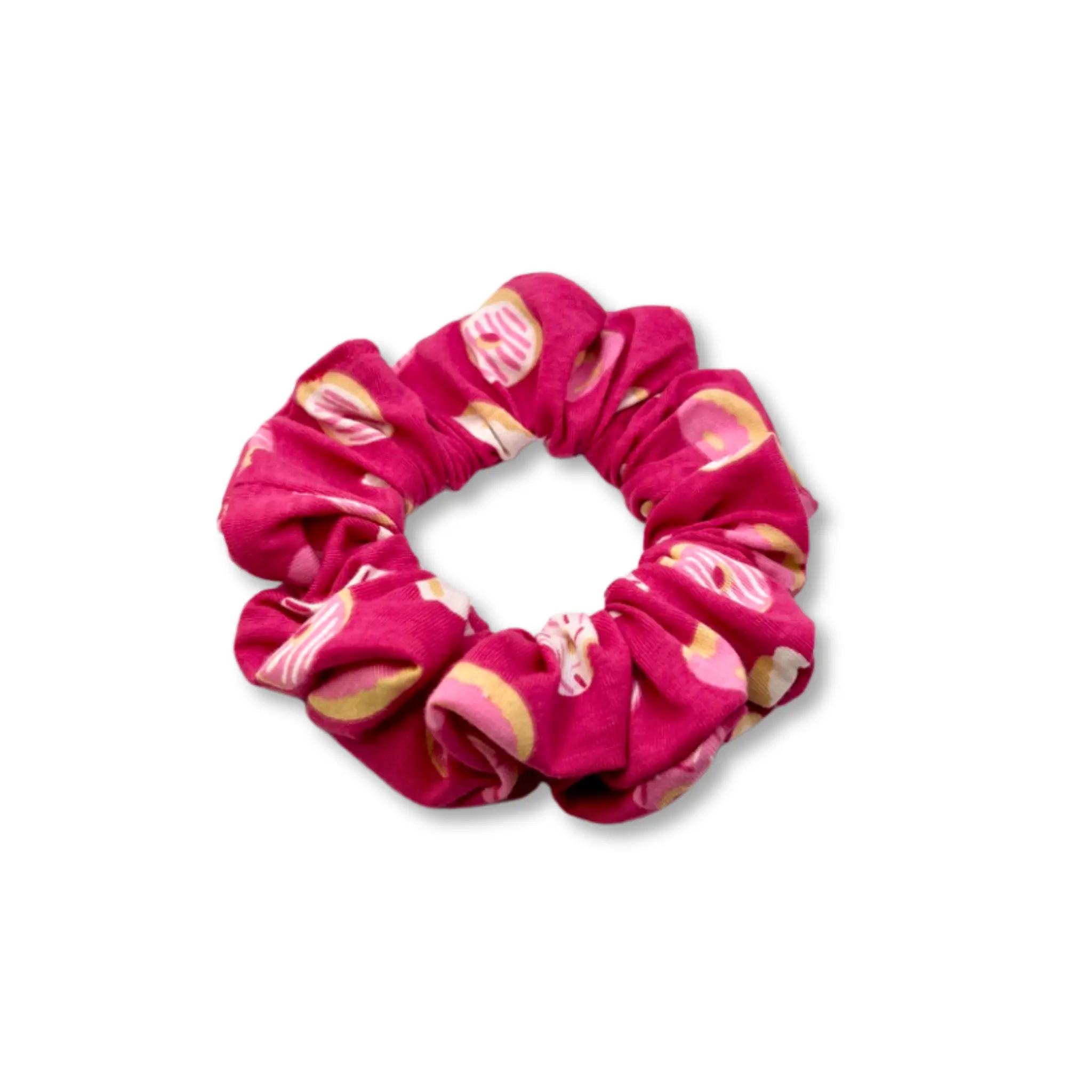 Mini Pink Donut Scrunchie
